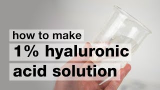 How to Make a DIY 1 Hyaluronic Acid Solution  Humblebee amp Me [upl. by Llejk]