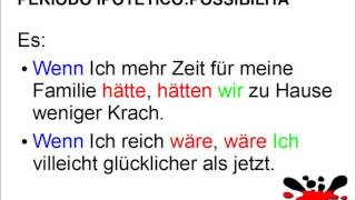 Lezioni di tedesco 53 periodo ipotetico possibilità [upl. by Anilrac335]