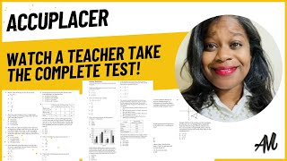 ACCUPLACER TEST PREP Watch a Teacher Pass the Accuplacer QAS Test [upl. by Winnifred]