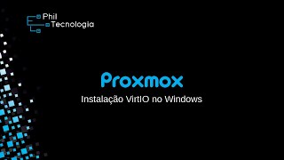 Instalando virtIO Windows Proxmox [upl. by Erhart595]