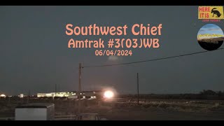 Amtrak 3 03 Southwest Chief 196188 x 7  06042024 [upl. by Rexanne]