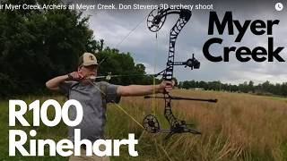 Rinehart R100 Archery Tour at Meyer Creek 3D archery shoot bowhunting archery 3darchery [upl. by Schoenberg]