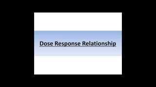 quotDose Response Relationshipquot Explained in a Simple Way [upl. by Laup]