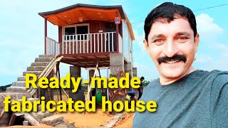 Readymade house  Readymade fabricated house  movable farmhouse  mobile house  vvr telugu [upl. by Siward993]