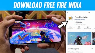 HOW TO DOWNLOAD FREE FIRE INDIA🇮🇳 [upl. by Wiltsey]