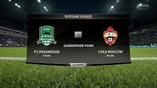 FC Krasnodar vs CSKA Moscow [upl. by Jar]