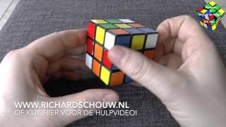 Rubiks Cube Oplossen  De makkelijkste manier Met website voor hulp  De eerste laag [upl. by Edme672]