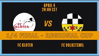 Cup 14 final FC Kloten  FC Volketswil [upl. by Shirlene]