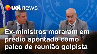 Braga Netto e Luiz Eduardo Ramos moraram em prédio apontado por PF como palco de reunião golpista [upl. by Ggerc605]