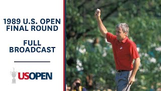 1989 US Open Final Round Curtis Strange Goes BacktoBack at Oak Hill  Full Broadcast [upl. by Nosmirc]