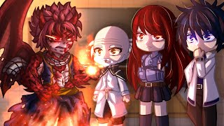 Fairy Tail React To Natsu Dragneel  Gacha React [upl. by Airol]