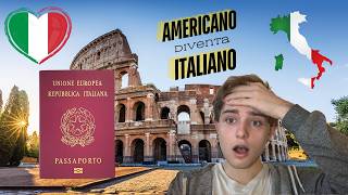 🇺🇸🇮🇹AMERICANO DIVENTA CITTADINO ITALIANO🇺🇸🇮🇹  La storia di come sono diventato cittadino italiano [upl. by Zondra]