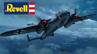 REVELL Dornier Do17Z10 quotKauzquot Full video build Night Fighter [upl. by Anwaf973]