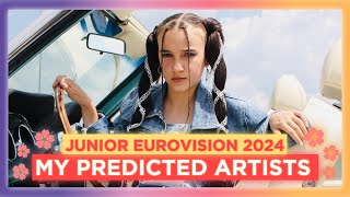 🇪🇸 Junior Eurovision Song Contest 2024 • My Prediction Of The Artists [upl. by Baudin]