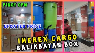 imerex cargo balikbayan box  updated price  Jewel TV [upl. by Yevette]