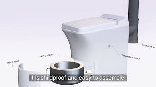 Best Waterless Eco Toilet  Cinderella  Incinerating Toilets Inc [upl. by Greenwood]