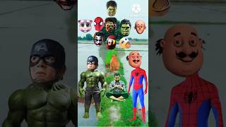 spider man Vs hulk amp dame tu cosita alian captain american motu patlu tom joker puzzle game 🤠😂 [upl. by Auhsoj]