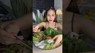 เมี่ยงปลาทู สาวสุรินทร์ mukbang เหมยลี่พาแซ่บ [upl. by Htebzil492]