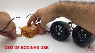 Como instalar bocinas Mp3 en tu moto [upl. by Vigor]