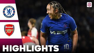 Chelsea vs Arsenal  Highlights  FA Womens Super League 15032024 [upl. by Lavelle26]