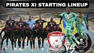 TACTICAL ANALYSIS  Orlando Pirates Official XI Starting Lineup Vs Jwaneng Galaxy  CAF Champions [upl. by Georgy639]