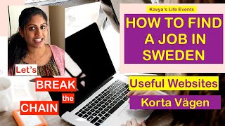 How to find a job in Sweden  Useful job websites and information  Malayalam Vlog from Stockholm [upl. by Noby]