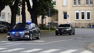 Eskortierung des Großherzog Luxemburg in Esch an der Alzette [upl. by Selin695]