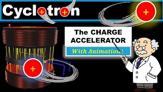 Cyclotron  class 12 physics  working principle and construction  cyclotron accelerator [upl. by Onitsoga]