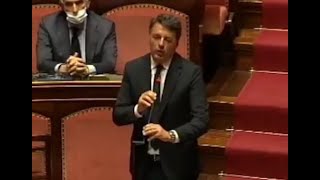 Renzi «Se i morti di Bergamo e Brescia potessero parlare direbbero di riaprire» [upl. by Enitsyrk85]