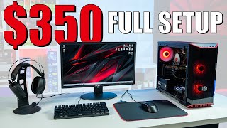 350 FULL PC Gaming Setup and How To Upgrade It Over Time [upl. by Eglanteen277]