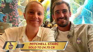 Mitchell Starc Sold to 2475 Cr to KKR  M Starc Auction Reaction [upl. by Campos]