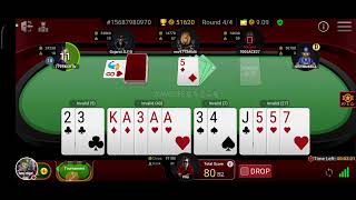 Junglee Rummy tournament knockout loot 50k live game dekho 💵💰 [upl. by Alekat487]