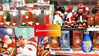 Amazing Christmas Decorations Collection Presents Let Check With Me At Pound stretcher Store 2023 [upl. by Vannie]