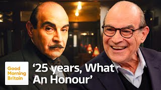 Poirot Star Sir David Suchet Opens Up About His Life and Career in New Tour  Good Morning Britain [upl. by Highams598]