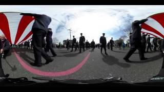 360 degree view of the Belmar St Patricks Day Parade [upl. by Gavrilla]