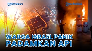 ®️🔴 Kepanikan Warga Israel saat Pabrik IDF di Kiryat Shmona Dihujani 50 Roket❗Berlarian Padamkan Api [upl. by Jovia]