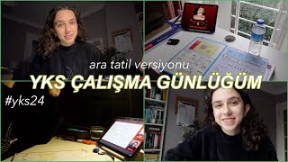 YKS DERS ÇALIŞMA GÜNLÜĞÜM  15 tatilde nasıl çalışıyorum branş deneme çözmeye başlayalım🫶🏻 [upl. by Allare]