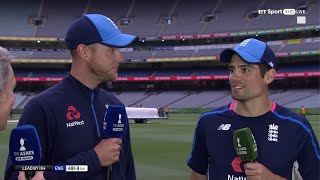 Alastair Cooks daddy double hundred  Must watch end of play chat with Cook and Broad [upl. by Snodgrass]