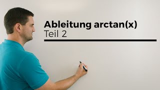 Ableitung arctanx Teil 2 Trigonometrische Funktionen  Mathe by Daniel Jung [upl. by Macilroy]