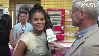 Zazie Beetz on Working with Brad Pitt in Bullet Train Teases Final Season of Atlanta [upl. by Ycal]