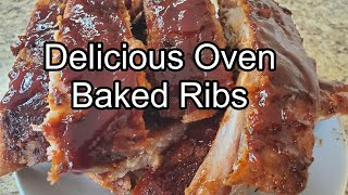 Delicious Oven Baked Ribs [upl. by Camala737]