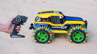 Experiment Rc Truck vs Snappers Firecrackers [upl. by Reffotsirhc773]