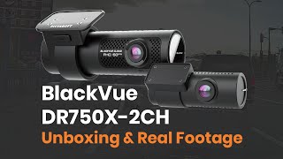 BlackVue DR750X2CH Dash Cam Unboxing amp Real Footage Review [upl. by Yvaht]