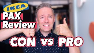 BRUTALLY Honest IKEA PAX Wardrobe Review  PROS amp CONS  Should You Buy For Your Walk In Closet [upl. by Renaxela349]