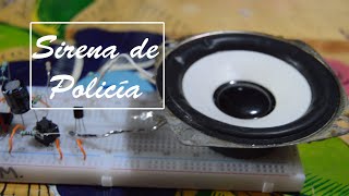 Como hacer una sirena de policía  How to make a police siren 🚨🚓 [upl. by Viridis]