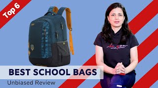 ✅ Top 6 Best School Bags  School Bags for Students Review amp Comparison [upl. by Craig]