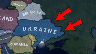 Russia amp Ukraine War HOI4Timelapse [upl. by Kurtzig]