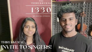 The Thirukkural 1330  An Invite to Singers around the globe [upl. by Ilagam]