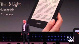 Excerpts from Kindle Paperwhite Announcement [upl. by Knut]