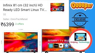 Unboxing Infinix 81 cm 32 inch HD Ready LED Smart Linux TV 2024 Edition 32Y1S [upl. by Anaya]